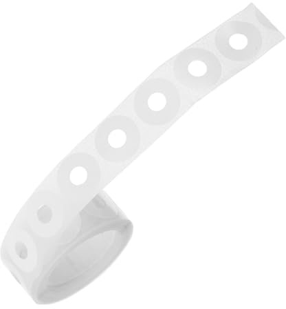 Alipis Renforts Anneaux Autocollants PVC pour Classeur Protection Renforcée des Perforations Auto-adhésifs Faciles à Appliquer Réparation Rapide pour Bureaux et Écoles