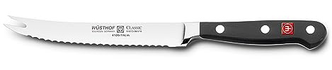 Wüsthof CLASSIC Tomato Knife, One Size, Black, Stainless Steel
