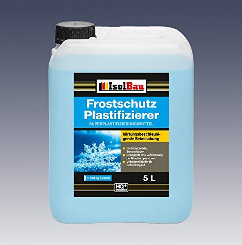 Isolbau Beton-Zusatzmittel Frostschutz Plastifizierer - 10 Liter Frostschutzmittel für Beton, härtungsbeschleunigend