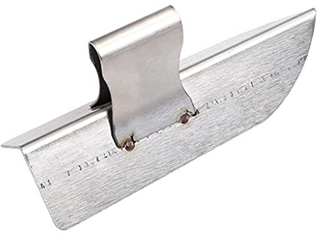 Herramienta de enlucido interior y exterior, paleta de esquina de pared, perfecta 90 grados cuando enyesado alrededor de muesca herramienta de esquina interior y exterior, ideal para cemento de pared