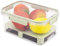 Buwico Frischhaltedosen mit Deckel, Kühlschrank-Aufbewahrungsbehälter, Essensbehälter, Frischhalteboxen mit Abtropfgitter, Geeignet für Picknickkörbe im Freien, Snackobst Aufbewahrungsboxen (Grün)