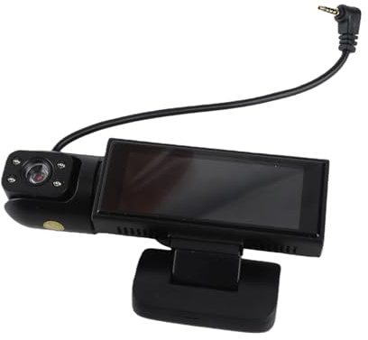 Dash Cam Front Rear, HD Dual Lens 3.16 Inch Screen | Night reversing assist, loop recording, G sensor, car dashboard