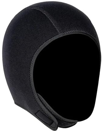 OZLCUA 3.0mm Neoprene Diving Hood Thermal Wetsuit Stretchable Cap Swim Caps With Chin Straps Surfing For Men Women