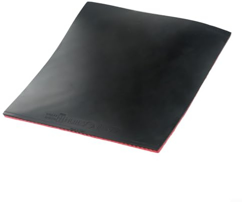 Oniissy Cubierta de esponja de goma para tenis de mesa para raqueta de ping pong, 2,2 mm de grosor, color negro y rojo, compatible con raquetas de tenis de mesa, ideal para jugar todo el mundo (negro)