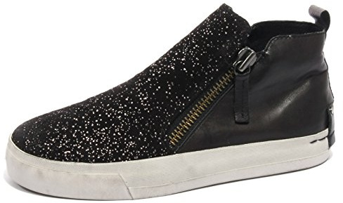 Crime B2174 Sneaker Donna Ibiza Scarpa Nero Strass Shoe Woman [36]