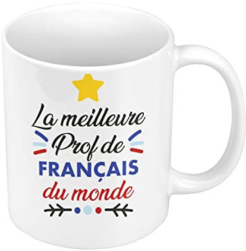 Fabulous Mug Céramique La Meilleure prof de Francais du Monde Professeur College Lycee
