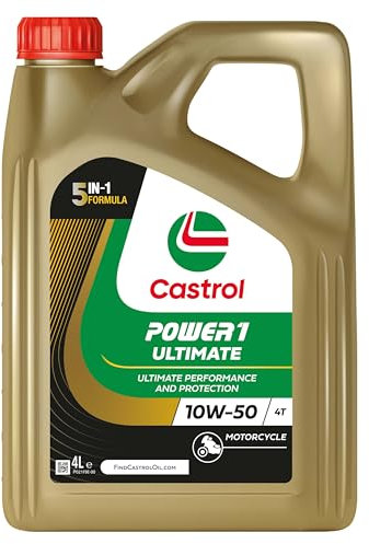 Castrol POWER1 Ultimate 4T 10W-50 Aceite de Moto 4L