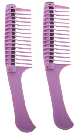 Homoyoyo 2pezzi Petini per Tinture per Capelli Strumenti per Colorazione con Rullo per Presa Comoda per Tintura dei Capelli e Cura delle Mèches