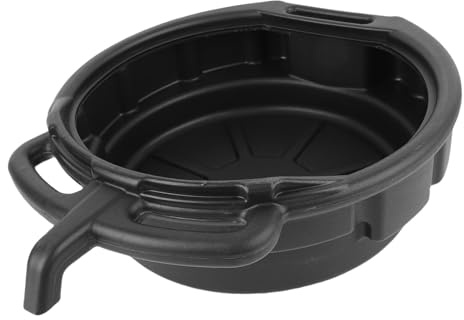 Zohisin Vaschetta di raccolta olio motore in plastica da 10 litri Vaschetta raccogligocce olio motore con design a spruzzi Vassoio antigoccia olio efficiente a prova di fuoriuscite per