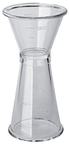 Piazza 475549 - Jigger de plástico, 10 ml y 20 ml de capacidad