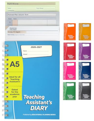 Educational Planning Books Teaching Assistants Diary 2026-2027, A5 (TAP-T)