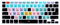 MMDW Steinberg Cubase Shortcuts Keyboard Skin Hot Keys Keyboard Cover for MacBook Pro 13 15 17(with or w/out Retina Display) Silicone Skin for MacBook Old Air 13, European/USA