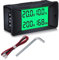 BuyWeek DC Digital Amperometro Voltmetro, PZEM-025 Battery Monitor 0~300A/300V Potenza Energia Watt Meter per Batteria Auto RV Solare (50A)
