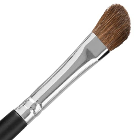 Angled Eyeshadow Brush Eyeshadow Blending Brush - Beauty Junkees Pro Angled Shading Eye Shadow Brush for Brow Bone Highlighter, Concealer, Crease, Inner Eyes, Corner, Nose Contour Makeup