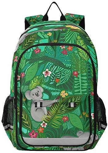 YOUJUNER Kinder Schulrucksack süßes Australisches Koala-Muster Schulranzen Schultasche Sporttasche Backpack für Mädchen Jungen