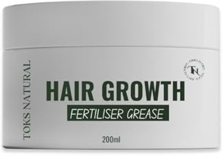 Hair Growth Fertiliser Grease – Herbal Hair Grease for Thinning Hair, Edges & Scalp | Natural Hair Growth Grease with Chebe, Castor Oil & Herbs – 200g