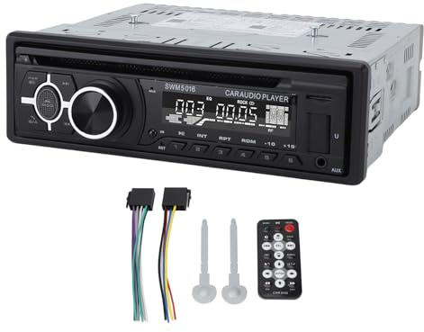 Bil CD DVD Stereo MP3-spelare USB-laddning Bil FM-radiomottagare med fjärrkontroll