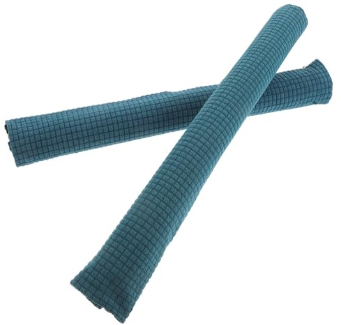 CONGARTENO Funda Protectora para Reposabrazos de Silla de Oficina Elástica de Jacquard con Cremallera, Resistente al Agua, Color Verde Oscuro, para Sillas Giratorias, Adecuado para Uso