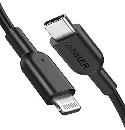 Anker PowerLine II USB C Lightning Kabel, USB C auf Lightning Ladekabel 90cm MFi-Zertifiziert, Schnellladekabel für iPhone 14/13/12/11 Serie, für Typ-C Ladegeräte, Unterstützt Power Delivery(Schwarz)