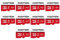 KOOTION Carte Micro SD 16 Go Micro SD Lot de 10 Carte Mémoire UHS-I Vitesse jusqu'à 85 m/s,TF Micro SDHC, T-Flash Classe 10, U1 avec Adaptateur pour Drone/Dash Cam/Camera/Phone/Nintendo-Switch/PC