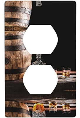 Whisky Bier Bilder Doppelsteckdose Deko Wandpaneel Steckdosenleiste Wandpaneel Abdeckung