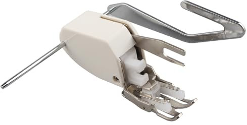 Jopto Prensatela de Doble Arrastre para Máquina de Coser con Guía 5mm de Largo Caña Baja P60444 Compatible con Singer Brother Janome Babylock Euro-Pro Kenmore New Home Elna