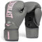 Everlast Elite 2 10oz Boxhandschuhe Grau/Pink, für Sandsack, Pratzen & Sparring, Klettverschluss, ergonomischer Griffsteg, Split-Schaum – Original Everlast