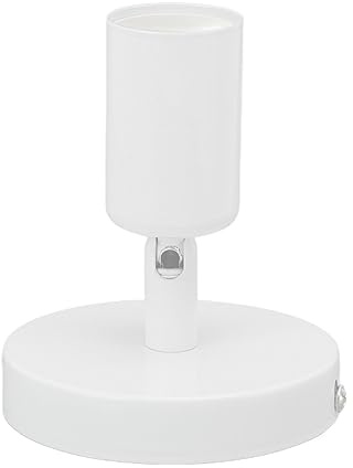 Base de Lámpara de Pared E26/E27, Soporte Ajustable 180 Grados, Hierro Fundido y ABS, 85-265V, para Dormitorio, Sala de Estar