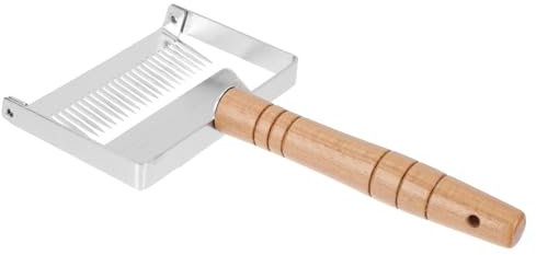 YARNOW Honigschaberwerkzeug Aus Edelstahl Für Bienenzucht Honiggewinnung Mit Scharfem Schaber Und Zinken Für Einfaches Sammeln