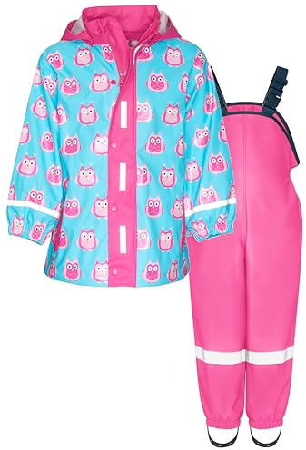 Playshoes Regen-set Regenlatzhose Traje de lluvia Unisex niños (Pack de 2)