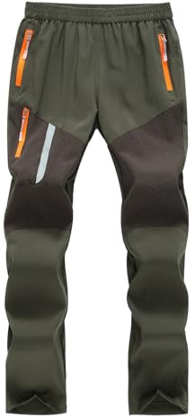 SUKUTU Primavera ed Estate Ragazzi e Ragazze Pantaloni Leggeri Elasticizzati all'aperto Pantaloni Leggeri da Trekking ad Asciugatura Rapida