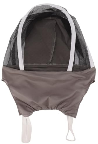 Adfaga Cappello in velo professionale da apicoltore Protezione per la testa dell'ape in rete traspirante ultraleggera con tesa larga per attività all'aperto Apicoltura Pesca Escurs