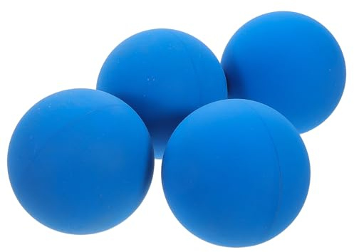 ROMISBABA Set 4 Palline da Squash in Gomma Resistente, Palla da Allenamento Rimbalzante Leggera e Cava, Attrezzatura per Migliorare Reattività e Coordinazione, Adatta a e Adulti, Uso Indoor