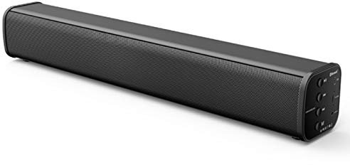 Subwoofer per TV Bluetooth 4.0, Surround 3D Soundbar 2.1 Canali, Mini Soundbar, Tecnologia DSP Bass, Progettata per L'home Cinema, Ottica/USB/HDMI Arc/AUX