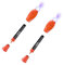 Plextone 5 Sekunden Fix Flüssigkunststoff Schweißen UV-Licht Reparatur Stift Aushärtung Kleber UV Gel Versiegelung alles Keramik Schmuck Kabel Acryl (orange-2p)1