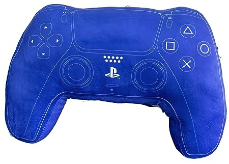 Character World Officially Licensed PlayStation Controller Shaped Cushion Pillow Handset Design Stuffed Plush Shaped Pillow | Perfect For Bedroom Or Gaming Décor