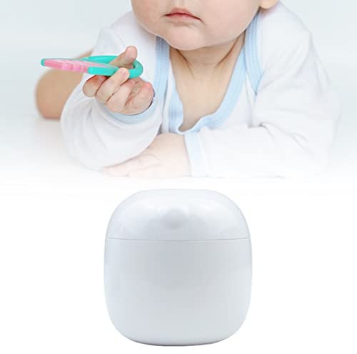 Caja de Esterilización de Chupete UV, Mini Desinfectante Portátil Recargable con Alta Eficiencia para Pezones de bebé (Blanco)