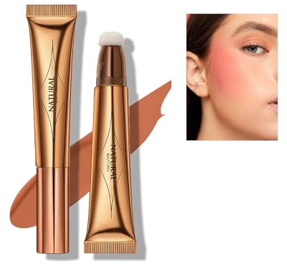 Qwesure Xixi Highlighter & Blush Liquide 2-en-1 Crayon de maquillage multifonctionnel Highlights Blush Retouche Stick Perle Mise en évidence naturelle Undercover Crayon Visage #3