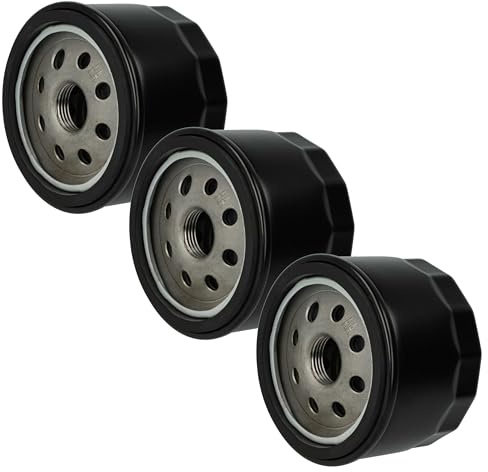 vhbw 3x filtro dell'olio sostituisce John Deere GY20577, AM125424, AM119567, LG492932S, LG4153 per tagliaerba a benzina, pala caricatrice