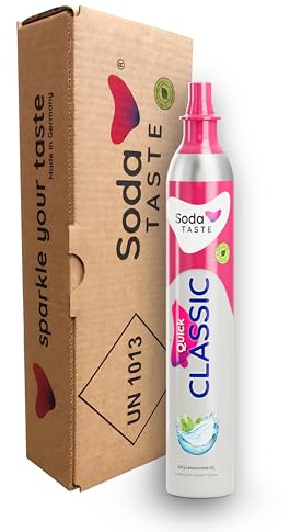 SodaTASTE Quick Classic CO2-Zylinder kaufen (Reservezylinder) für Wassersprudler mit Quick Connect System, für bis zu 60l gesprudeltes Wasser