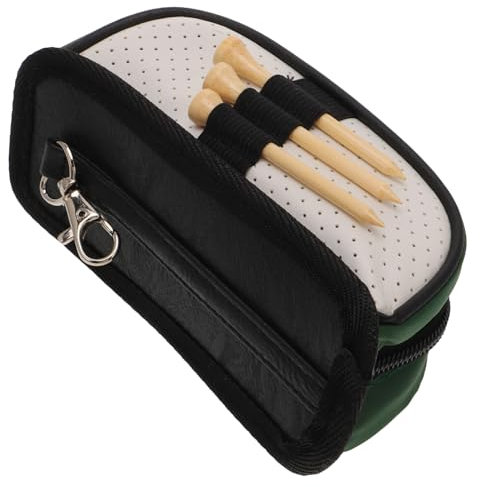 INOOMP Kleine Golftasche Mit Reißverschluss Tragbare Golfballtasche Mit Praktischer Schnalle Leichter Multifunktions-Beutel Für Golfschläger Outdoor Reisen Und Sport Grün