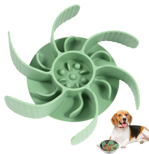 IKOPFLN Accessori Ciotola Cani Cibo Lento Anti Ingozzamento Mangiare Lento Inserto a Spirale per Ciotole Alimentazione Lenta Mangiare Lentamente per Cani Gatti Dimensione Regolabile Antiscivolo
