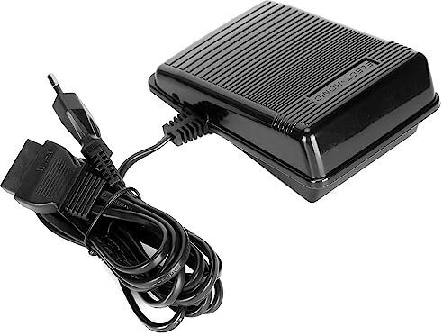 Haofy Pedal de Control de Pie para Máquina de Coser Doméstica con Cable de Alimentación, Interruptor de Controlador de Pie Antideslizante de para Trabajos de Costura Suaves, para Máquina de Coser