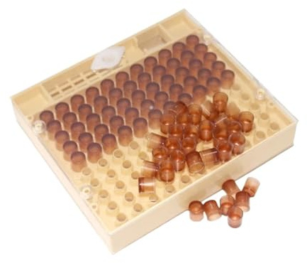 2er-Set Bienenzuchtsystem, Königinnen-Zuchtkasten, Bienenzucht, Königin-Eiablagekasten, Fütterungsbecher, 110 e Zellbecher, Imker-Werkzeug Langlebig und robust