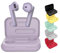 BE Pop Écouteurs Bluetooth 5.0 TWS - Écouteurs sans Fil Son Stereo 3D HD, Autonomie 25H, Etui de Chargement, Facile à Connecter, Micro Intégré, Légers et Confortables pour iPhone/Android (Violet)