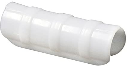 Oniissy Clip per serra per piante, 19/20/25 mm, clip per piante e serre, clip di fissaggio per tubi, copertura di file, tunnel in rete, per giardino, fattoria, serra, confezione da 20, colore bianco,