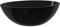 Kleine Glas Waschbecken Oval Aufsatzwaschbecken Waschtisch für Küche Gäste Badezimmer, Handwaschbecken Waschschale Waschplatz Aufsatzbecken, 50x37x14 cm Schwarz