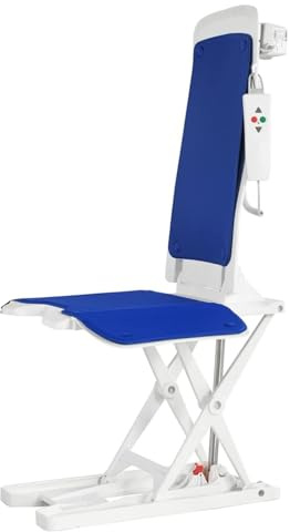 Mobi-Lift Electric Bath Lift Chair by M PAIN MANAGEMENT TECHNOLOGIES - Upgraded Padding, Raises Up to 20' to Help You Stand Up, Weight Capacity up to 300 LBS, Item Weight 30 LBS - White