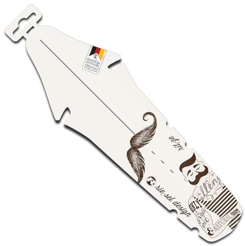 Riesel Design - rit:ze - 2 x Mudguard für den Sattel/Rennrad Schutzblech hinten - einfach installierbares Fahrrad Schutzblech/Hinterrad Steckschutzblech für Jede Radgröße (Mustache)