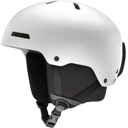 SMITH Rodeo Jr. Snow Helmet – Kids Ski & Snowboard Helmet with MIPS Technology, Adjustable Fit, Ear Padding & Ventilation – Head Protection for Boys & Girls – Matte White, Youth Small